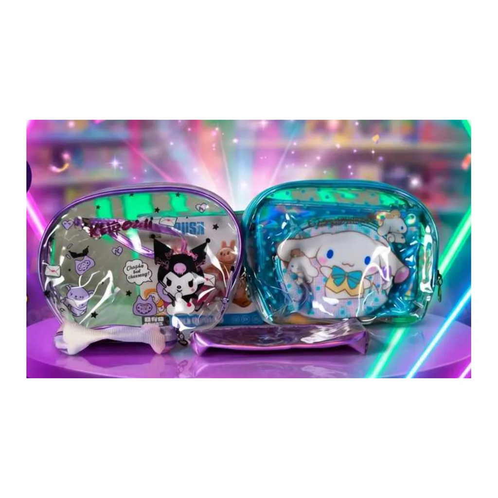 Porta Cosmetiquera Kuromi 3 en 1 — venta por docena y caja
